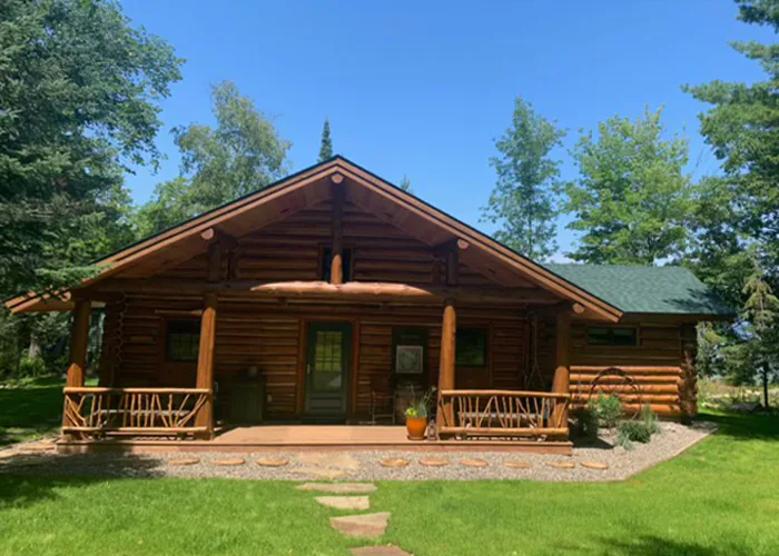 Cabin renovation after work
