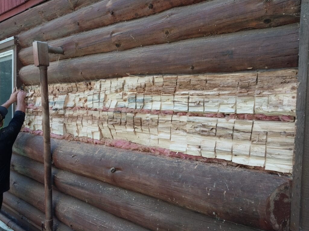 Replacement Logs for Log Cabin by B&D Homes