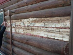 Replacement Logs for Log Cabin by B&D Homes